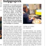 18 1, Vrijwilligers nodig voor hulpgesprek